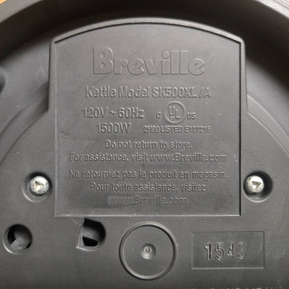 Breville SK500XL Electric Kettle Heating Element Base Only - Picture 3 of 4